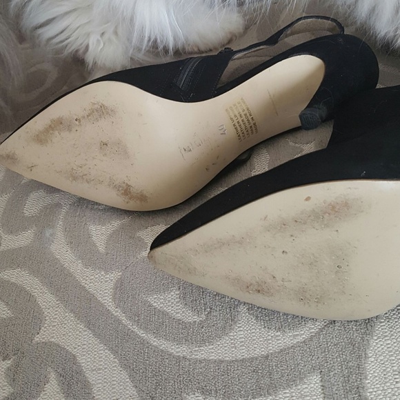 REDUCED! Gianni Gregori Black Suede Heels Bootie - Picture 7 of 7